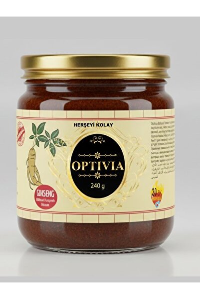 Herşeyi Kolay Ginsengli 240gr Optiviam Bitkisel Atom Kuvvetli Macun Erkek Mes...
