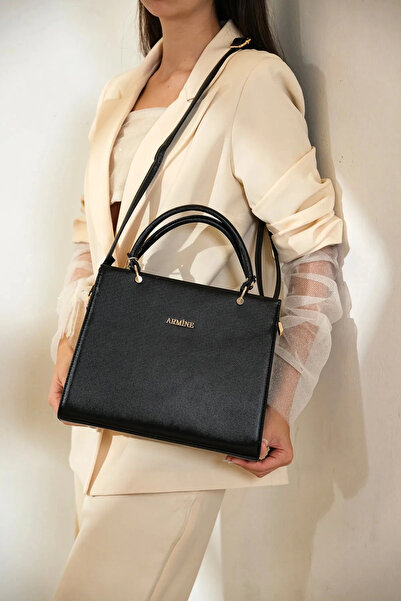 Armine Geantă neagră de umăr pentru femei 355