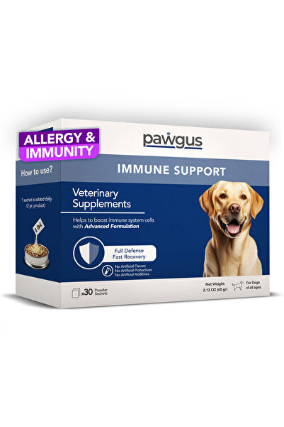 pawgus Köpekler Için Immune Bağışıklık Kuvvetlendirici Günlük Vitamin Desteği...
