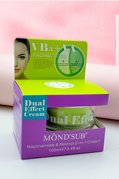 MOND'SUB Çift Etkili Niasinamid & Retinol Krem (100 ml)