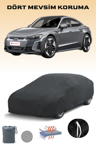 Breen أسود، AUDI E-TRON GT CONCEPT، مشمع السيارة، غطاء السيارة، خيمة السيارة