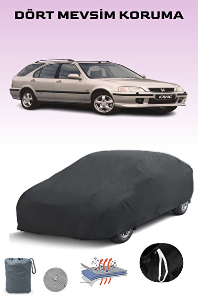 Breen أسود، HONDA CIVIC AERO DECK 1998 - 2001، مشمع السيارة، غطاء السيارة، خي...