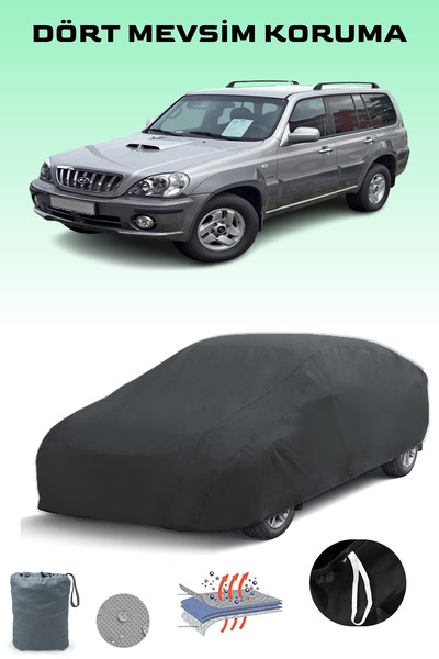 Breen غطاء سيارة هيونداي تيراكان أسود، غطاء سيارة، خيمة سيارة