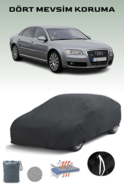 Breen أسود، AUDI A8 (D3F) 2005 - 2009، مشمع السيارة، غطاء السيارة، خيمة السيارة