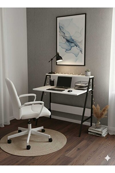 AYZ Piyano Beyaz Çalışma Masası Çocuk Masası Oyuncu Masası Mutfak Makyaj Masa...