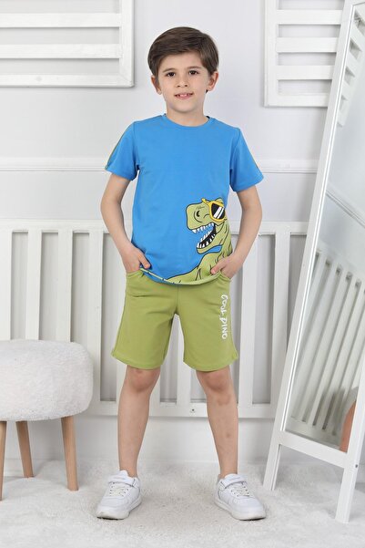 NEWKİDS Σετ αγοριού 3-7 ετών με εμπριμέ σορτς