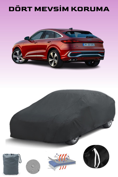 Breen أسود، AUDI Q5 2 SPORTBACK، مشمع السيارة، غطاء السيارة، خيمة السيارة