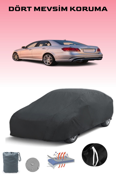 Breen Black, Mercedes E-Series (W212) 2009 - 2012, Car Tarpaulin, Auto Cover,...