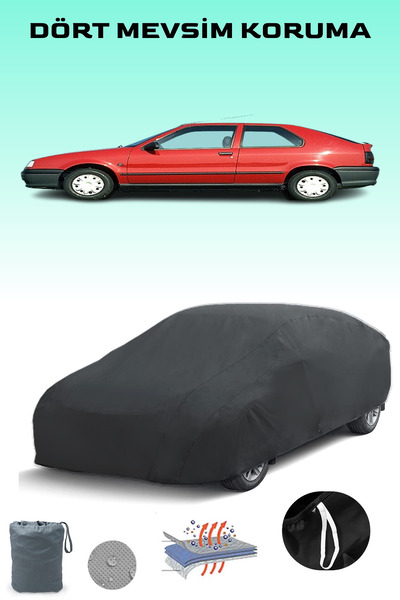 Breen أسود، رينو 19 3 أبواب 1988 - 1992، مشمع السيارة، غطاء السيارة، خيمة الس...