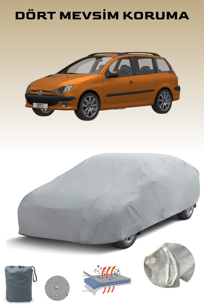 Breen سيارة متوافقة مع بيجو 206 SW - خيمة سيارة مقاومة للماء والشمس