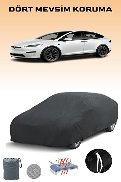 Breen أسود، TESLA MOTORS MODEL X 2015 - 2021، مشمع السيارة، غطاء السيارة، خيم...