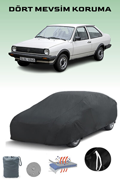 Breen أسود، VOLKSWAGEN POLO 2 CLASSIC، مشمع السيارة، غطاء السيارة، خيمة السيارة