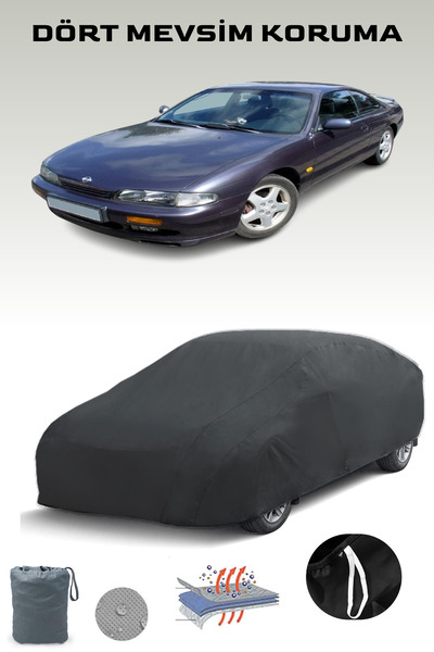 Breen أسود، نيسان 200 SX 1994 - 2000، قماش مشمع للسيارة، غطاء سيارة، خيمة سيا...