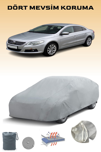 Breen غطاء سيارة فولكس فاجن باسات سي سي 1 باللون الرمادي، غطاء سيارة، خيمة سيارة