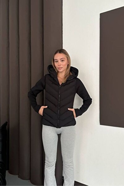 SUN STYLE Women's Silver Puffer Jacket - with Pockets & Lining