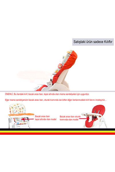 Holmer Leke Tutmaz Organik Mama Sandalyesi Minderi & Kılıfı Max-T Koyu Gri