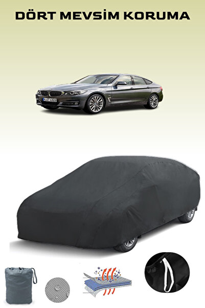 Breen أسود، BMW 3 SERIES GRAN TURISMO LCI (F34) 2016 - 2021، مشمع السيارة، غط...