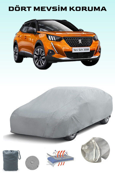 Breen Peugeot 2008 Branda Lüx Kalite Oto Brandası, Araba Çadırı