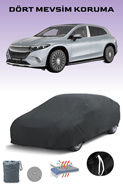 Breen أسود، مرسيدس بنز مايباخ EQS SUV، مشمع السيارة، غطاء السيارة، خيمة السيارة