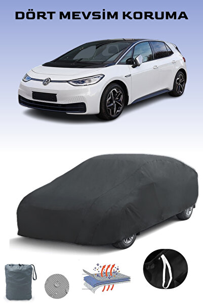 Breen أسود، VOLKSWAGEN ID.3 2020 - 2021، مشمع السيارة، غطاء السيارة، خيمة السيارة