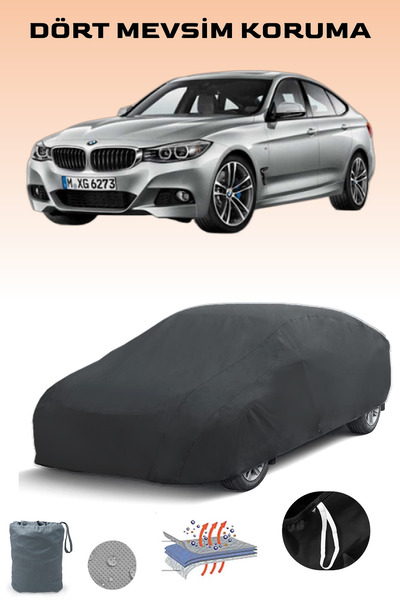 Breen Siyah, BMW 3 SERIES SEDAN (316İ) 1982 - 1992, Araba Brandası, Oto Örtüsü, Araba Çadırı