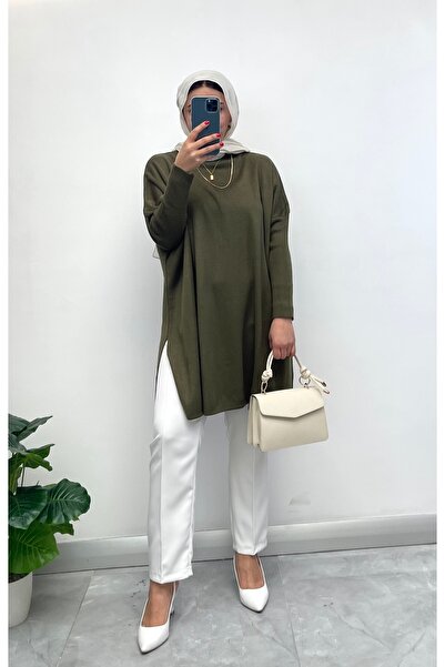 NİSUM MODA ΠΛΕΚΤΟ ΤΟΥΝΙΚΟ ΜΕ ΣΚΡΑΠΑΣ ΠΑΡΑΠΑΝΕΣ