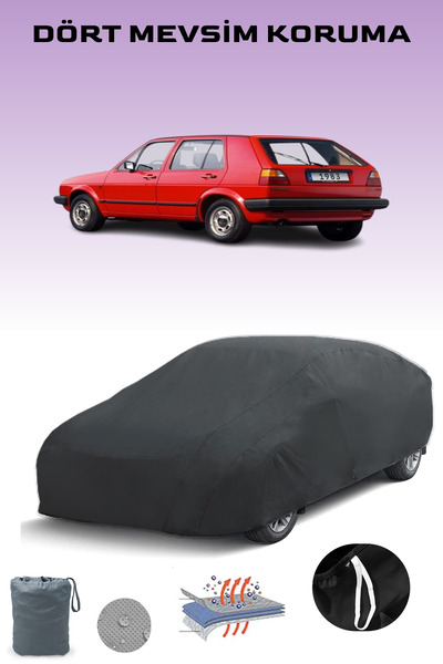 Breen غطاء سيارة فولكس فاجن جولف 2 أسود، غطاء سيارة، خيمة سيارة