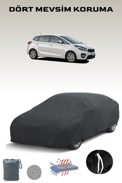 Breen أسود، كيا روندو 2013 - 2021، مشمع السيارة، غطاء السيارة، خيمة السيارة