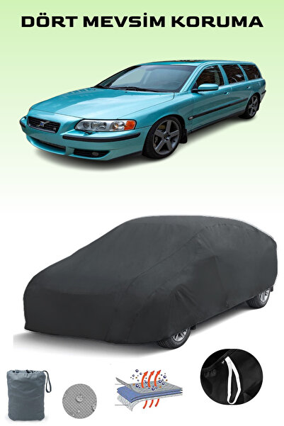 Breen أسود، VOLVO V70 R 2003 - 2004، مشمع السيارة، غطاء السيارة، خيمة السيارة