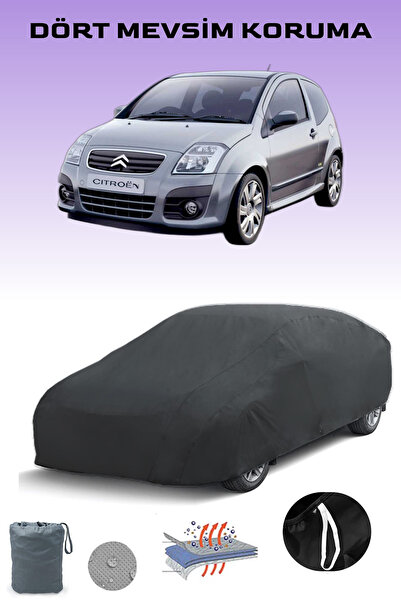 Breen Black, Citroen C2 1, Car Tarpaulin, Auto Cover, Car Tent
