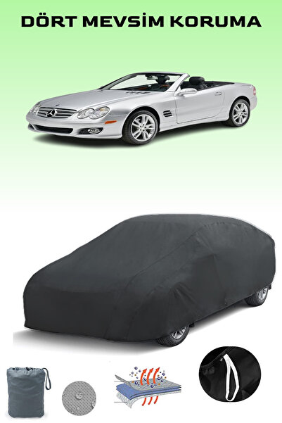 Breen أسود، مرسيدس SL-SERIES (R230) 2006 - 2008، مشمع السيارة، غطاء السيارة، ...