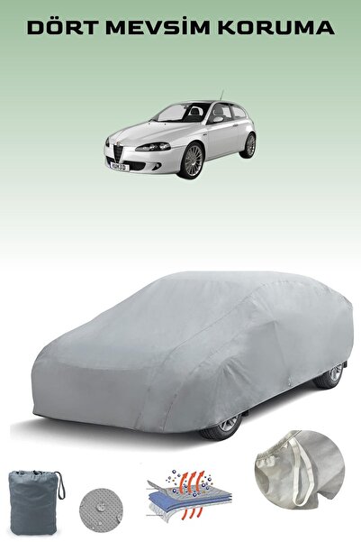 Breen غطاء سيارة رمادي لسيارة ألفا روميو 147 ثلاثية الأبواب، غطاء سيارة، خيمة...