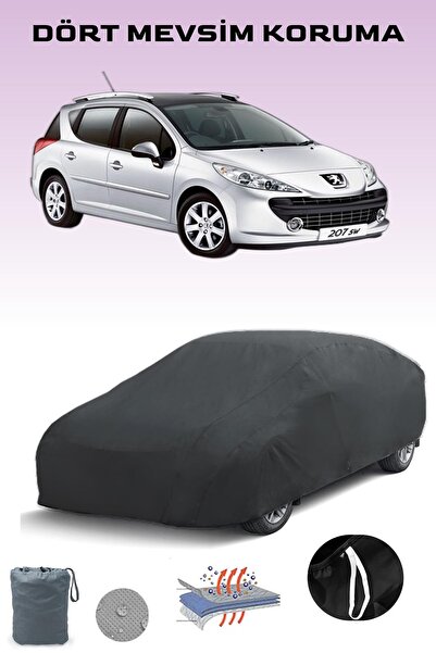 Breen غطاء سيارة بيجو 207 SW أسود، غطاء سيارة، خيمة سيارة