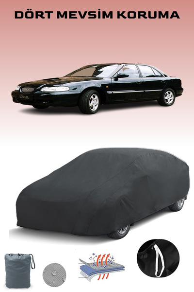 Breen أسود، هيونداي سوناتا 1996 - 1998، مشمع السيارة، غطاء السيارة، خيمة السيارة