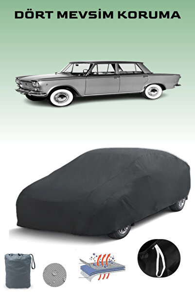 Breen أسود، FIAT 1500 1961 - 1967، مشمع السيارة، غطاء السيارة، خيمة السيارة