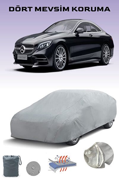 Breen غطاء سيارة مرسيدس-بنز الفئة S كوبيه باللون الرمادي، غطاء سيارة، خيمة سيارة