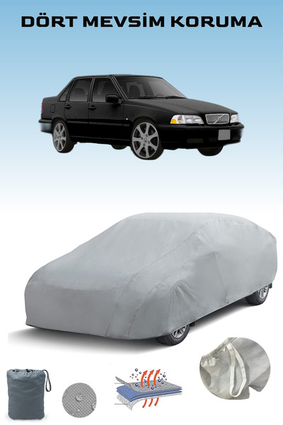 Breen مشمع سيارات متوافق مع فولفو S70، مشمع سيارات، خيمة سيارة، مقاوم للماء و...