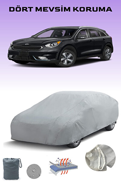 Breen غطاء سيارة رمادي لكيا نيرو الهجينة القابلة للشحن 2018 - 2021، غطاء سيارة، خيمة سيارة