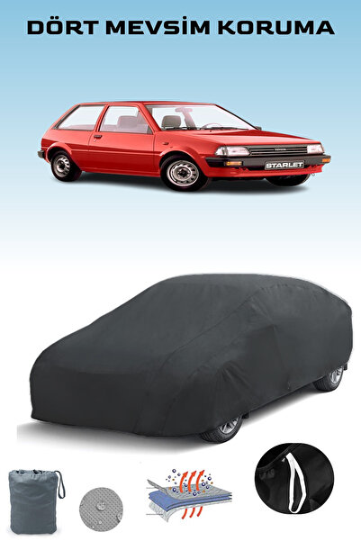 Breen أسود، TOYOTA STARLET 3 أبواب 1984 - 1989، مشمع السيارة، غطاء السيارة، خ...