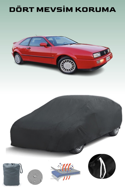 Breen أسود، VOLKSWAGEN CORRADO 1989 - 1995، مشمع السيارة، غطاء السيارة، خيمة ...