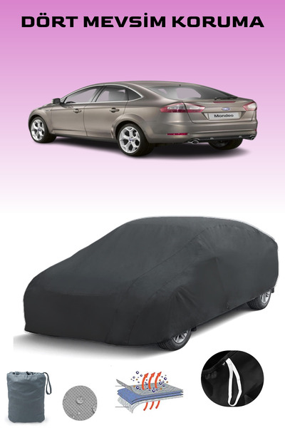 Breen أسود، فورد مونديو 4 هاتشباك، غطاء سيارة، غطاء سيارة، خيمة سيارة