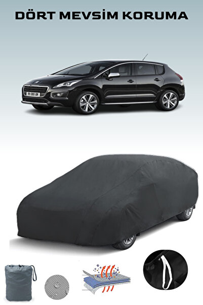 Breen أسود، بيجو 3008 2013 - 2016، مشمع السيارة، غطاء السيارة، خيمة السيارة