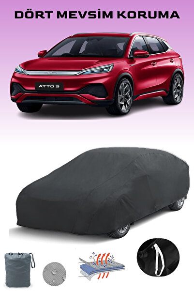 Breen قماشة سيارة Byd Atto3 باللون الأسود، غطاء سيارة، خيمة سيارة