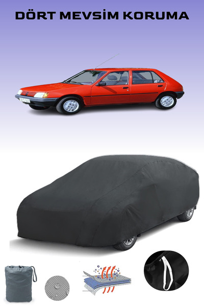 Breen أسود، بيجو 205 5 أبواب 1983 - 1998، مشمع السيارة، غطاء السيارة، خيمة ال...