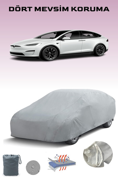 Breen مشمع سيارات لسيارة Tesla Motors موديل X 2015 - 2021