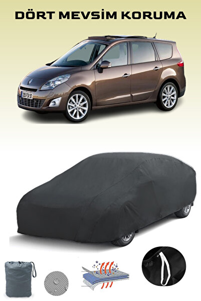 Breen أسود، RENAULT GRAND SCENIC 2006 - 2009، مشمع السيارة، غطاء السيارة، خيم...
