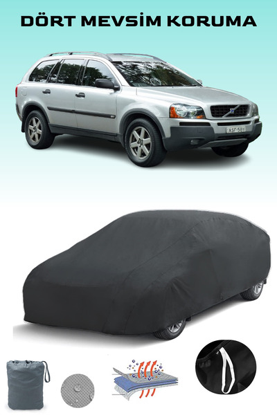 Breen أسود، VOLVO XC90 2002 - 2006، مشمع السيارة، غطاء السيارة، خيمة السيارة