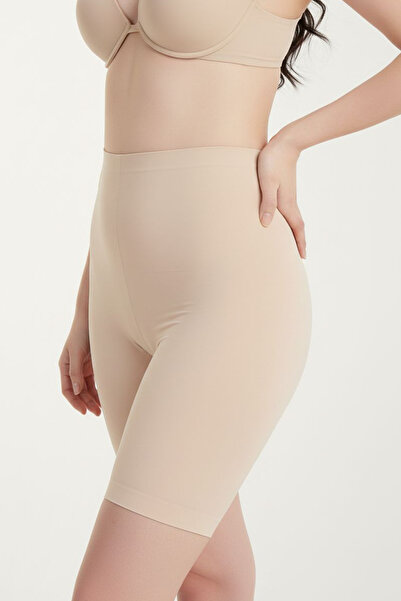 F&W FİT WOMEN Bel Kalça Sıkılaştırıcı Yüksek Bel Lazer Kesim Paçalı Korse 4401