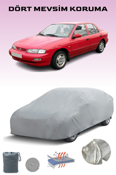 Breen غطاء سيارة متوافق مع Kia Sephia 2، مشمع تلقائي، خيمة سيارة، مقاوم للماء...