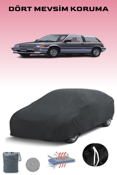 Breen أسود، هوندا سيفيك 3 هاتشباك، غطاء سيارة، غطاء سيارة، خيمة سيارة